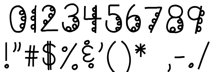 HomegirlCakePoppin Font OTHER CHARS