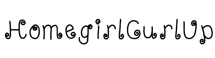 HomegirlCurlUp  नि: शुल्क फ़ॉन्ट्स डाउनलोड