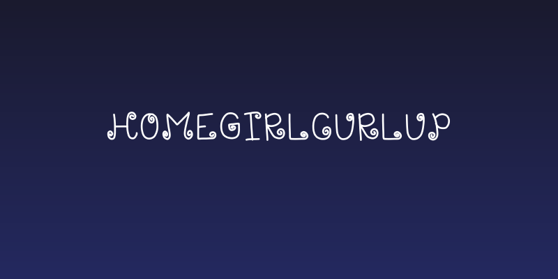 HomegirlCurlUp Social Header