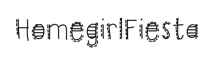 HomegirlFiesta  免费字体下载