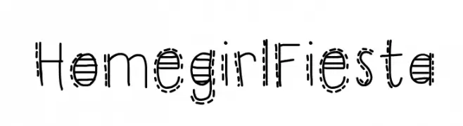 HomegirlFiesta  Frei Schriftart Herunterladen