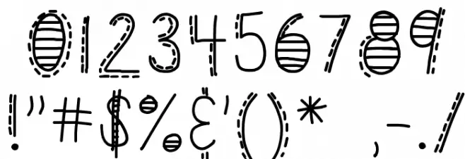 HomegirlFiesta Font OTHER CHARS