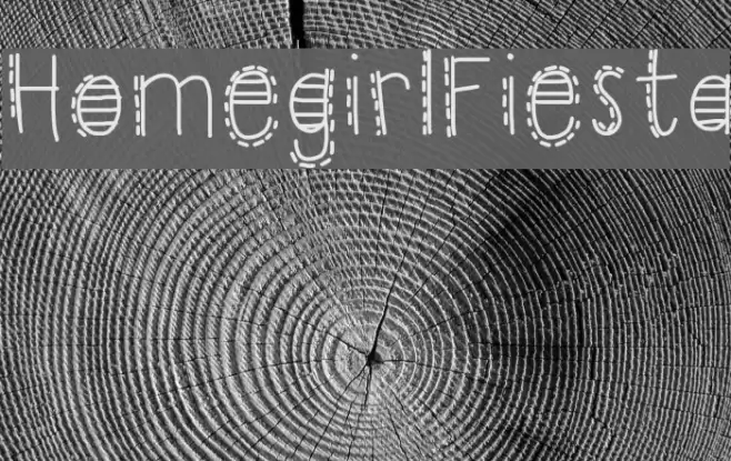 HomegirlFiesta Font examples