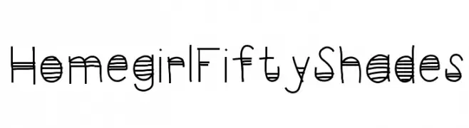 HomegirlFiftyShades  Frei Schriftart Herunterladen