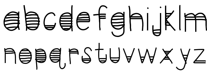 HomegirlFiftyShades Font LOWERCASE