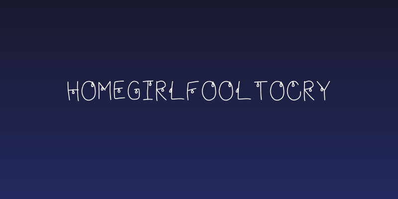 HomegirlFoolToCry Social Header