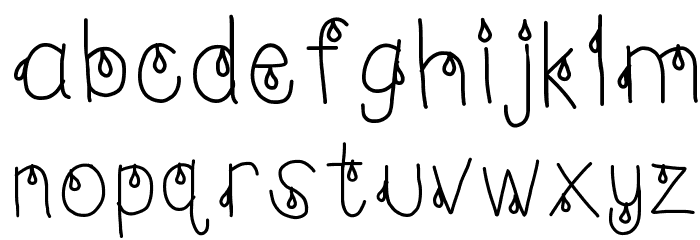 HomegirlFoolToCry Font LOWERCASE