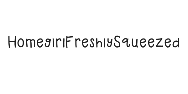 HomegirlFreshlySqueezed Logo