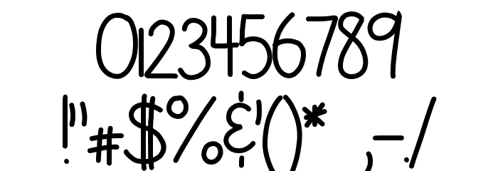HomegirlGetLow Font OTHER CHARS