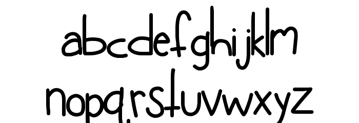 HomegirlGetLow Font LOWERCASE