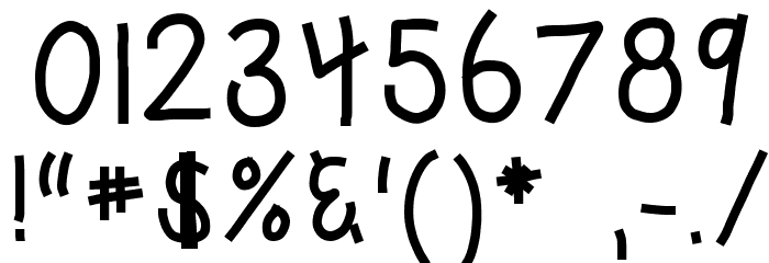 HomegirlGreenTea Font OTHER CHARS