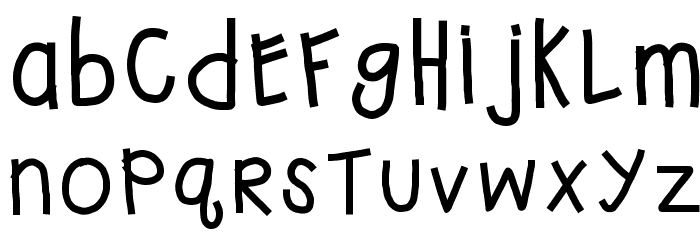 HomegirlGreenTea Font LOWERCASE