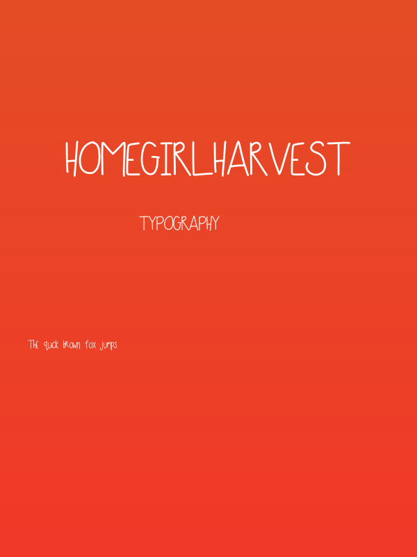 HomegirlHarvest Poster