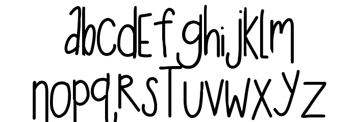 HomegirlHarvest Font LOWERCASE