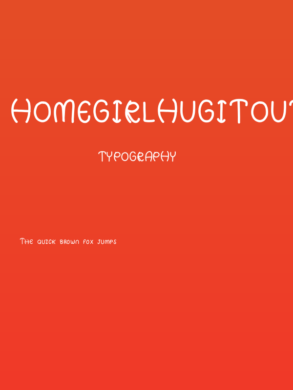 HomegirlHugItOut Poster