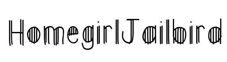 HomegirlJailbird  नि: शुल्क फ़ॉन्ट्स डाउनलोड