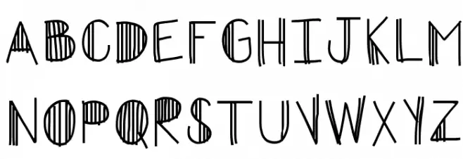 HomegirlJailbird Font UPPERCASE