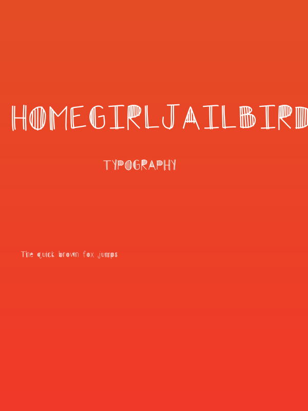 HomegirlJailbird Poster