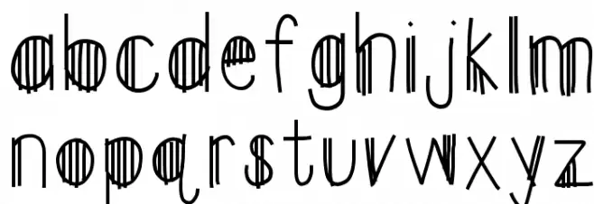 HomegirlJailbird خط أحرف صغيرة