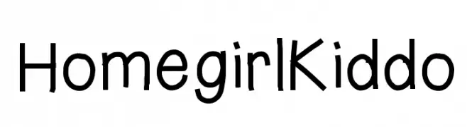 HomegirlKiddo  Fuentes Gratis Descargar