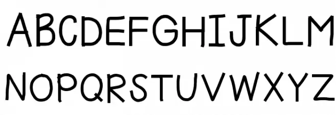 HomegirlKiddo Schriftart Groß