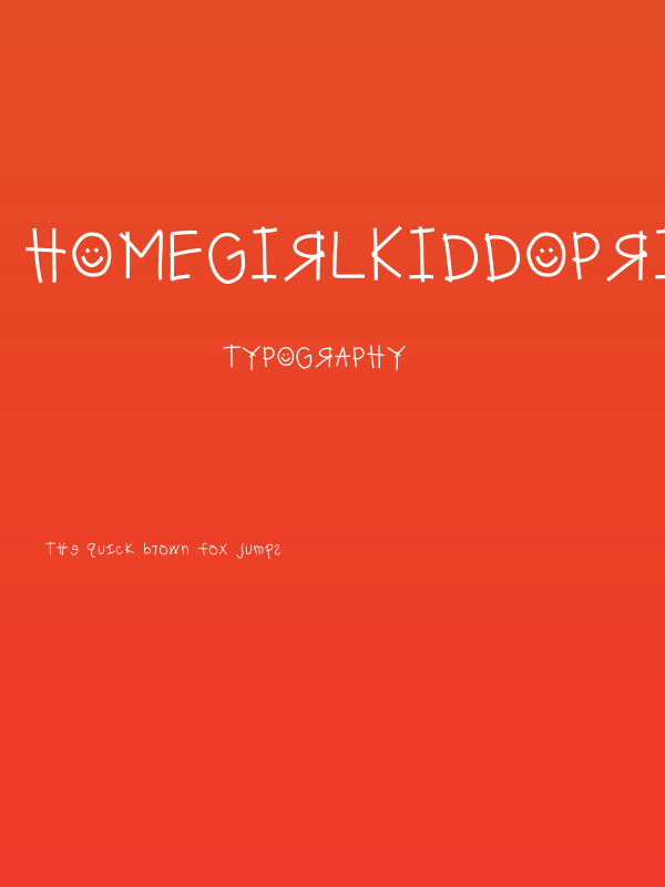HomegirlKiddoPrint Poster