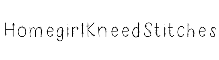 HomegirlKneedStitches  font caratteri gratis