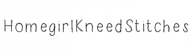 HomegirlKneedStitches  Fuentes Gratis Descargar