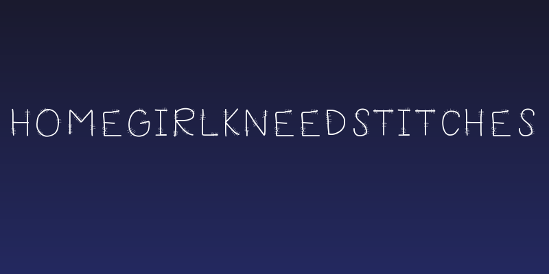 HomegirlKneedStitches Social Header