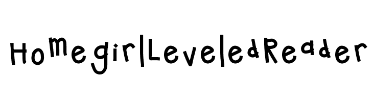 HomegirlLeveledReader  Descarca Fonturi Gratis