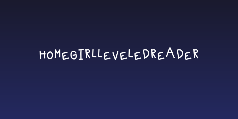 HomegirlLeveledReader Social Header