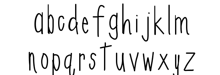 HomegirlMarnie Font LOWERCASE