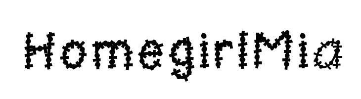HomegirlMia  font caratteri gratis