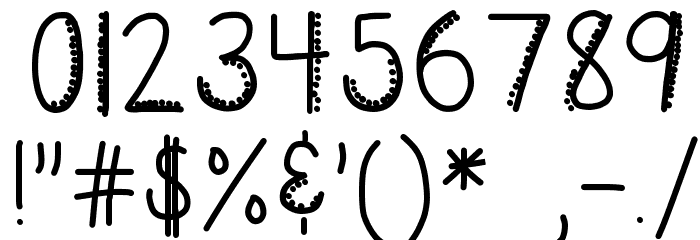 HomegirlMosquito Font OTHER CHARS
