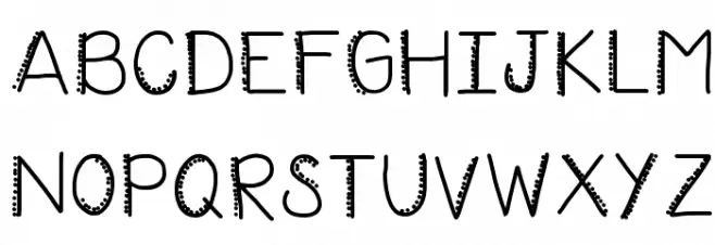 HomegirlMosquito 字体 大写