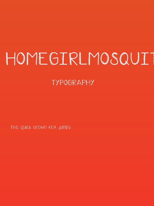 HomegirlMosquito Poster