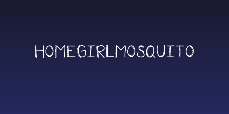 HomegirlMosquito Social Header