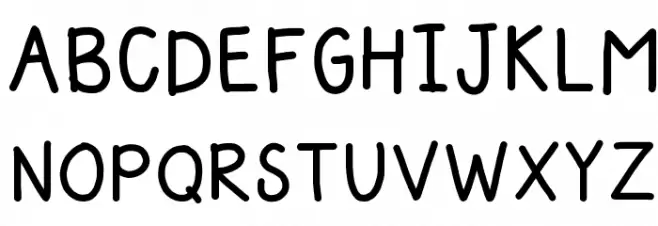 HomegirlSchooled Шрифта ВЕРХНИЙ
