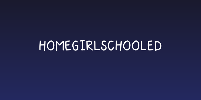HomegirlSchooled Social Header
