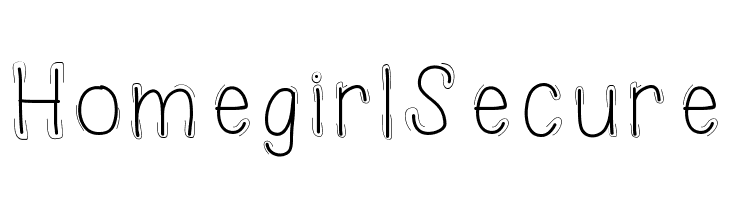 HomegirlSecure  नि: शुल्क फ़ॉन्ट्स डाउनलोड
