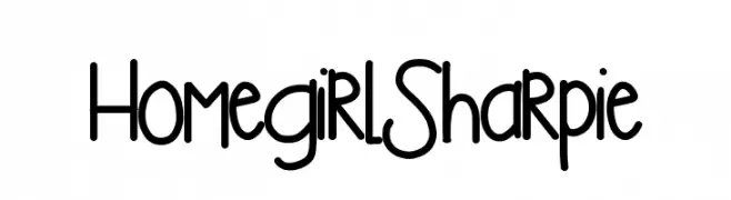 HomegirlSharpie  baixar fontes gratis