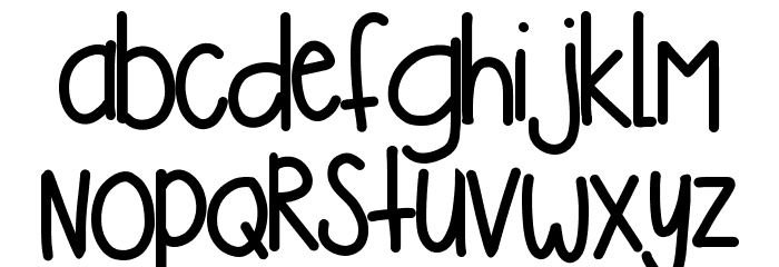 HomegirlSharpie Font LOWERCASE
