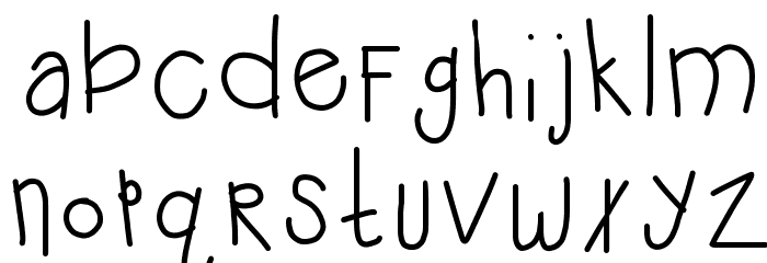 HomegirlShoshanna Font LOWERCASE