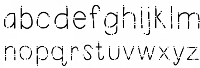 HomegirlStixNStonez Schriftart Kleinbuchstaben