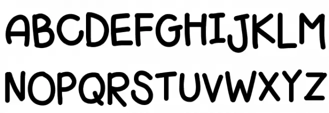 HomegirlStuffed Caratteri MAIUSCOLE
