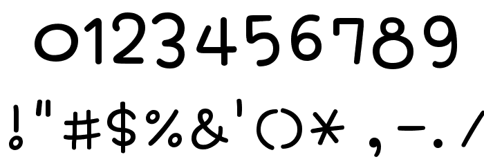 Homekorro Font OTHER CHARS