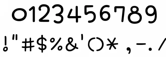 Homekorro Font OTHER CHARS