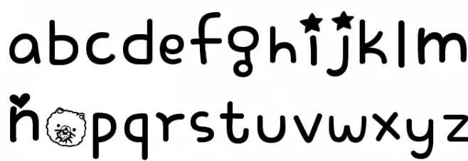 Homekorro 字体 小写