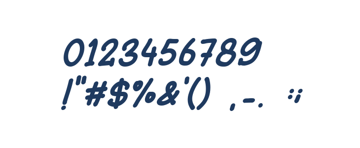 Homeland Italic Regular Other Characters