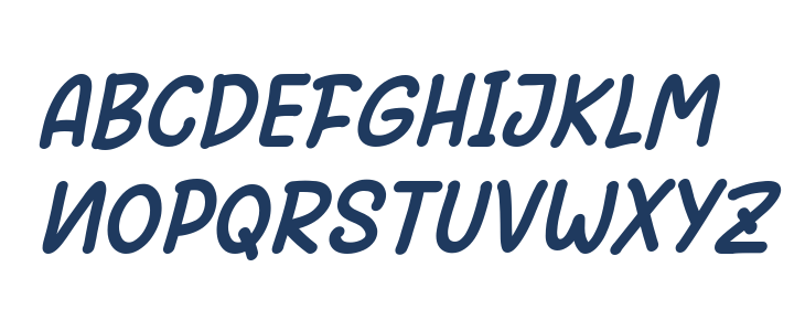 Homeland Italic Regular Uppercase